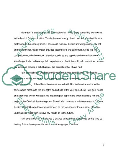 The Vitality of The Field Experience and Gained Knowledge