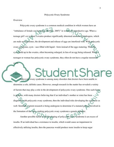 Polycystic Ovarian Syndrome