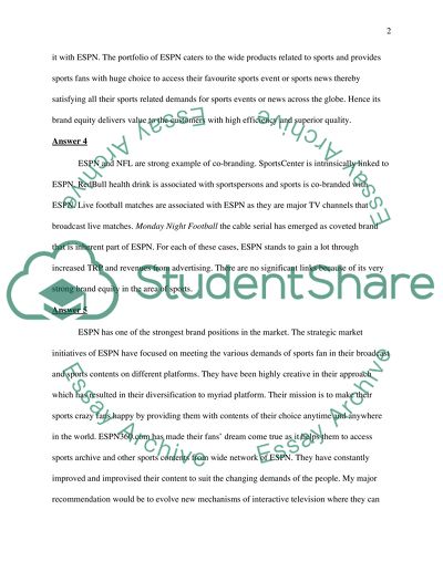 Espn: the Evolution of an Entertainment Brand