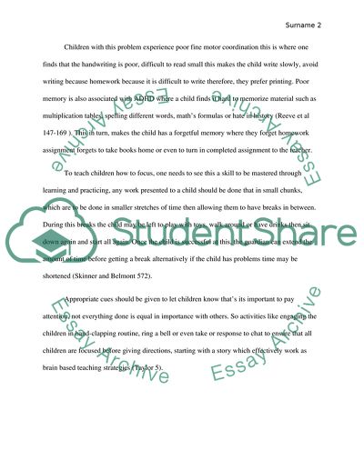 Children oncentration