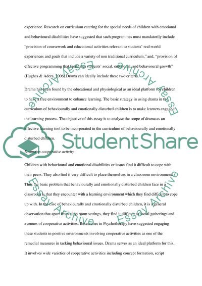 The integration of Drama