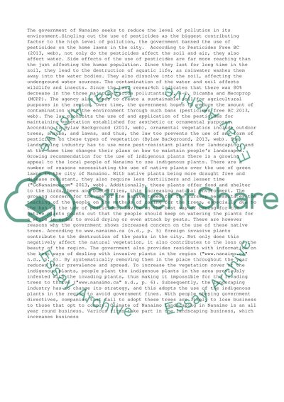 PESTEL analysis for landscaping industry of Nanaimo