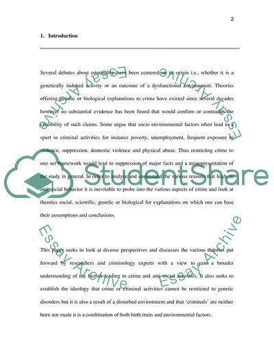 Crime, Criminals, and How to Deal with Them