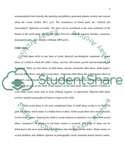 Media Representations of Child Abuse