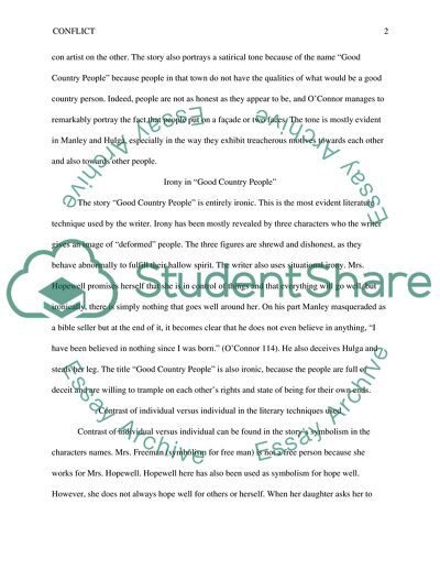 The Short Stories Good Country Peopl by Flannery OConnor and Where Are You Going, Where Have You Been by Joyce Carol Oates