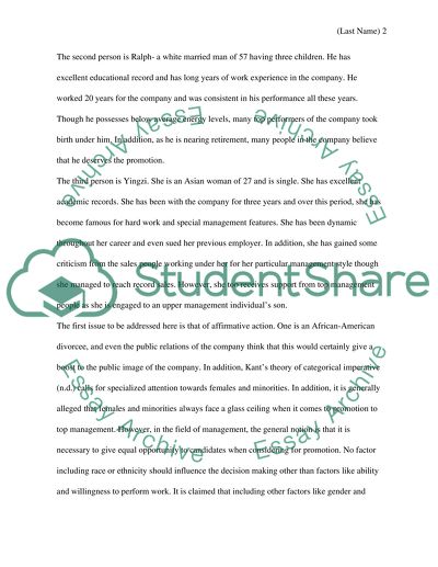 Ethical decisions in leadership