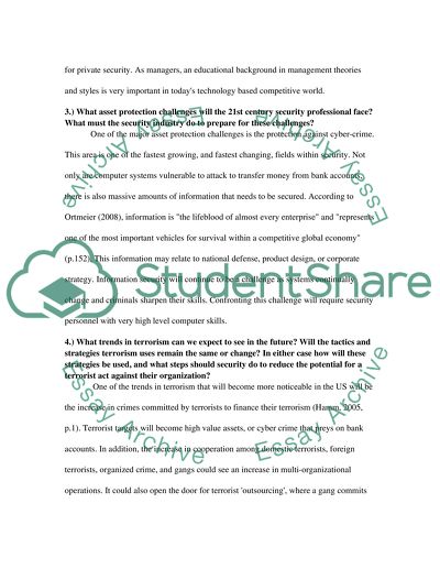 Security Planning and Assessment Quiz