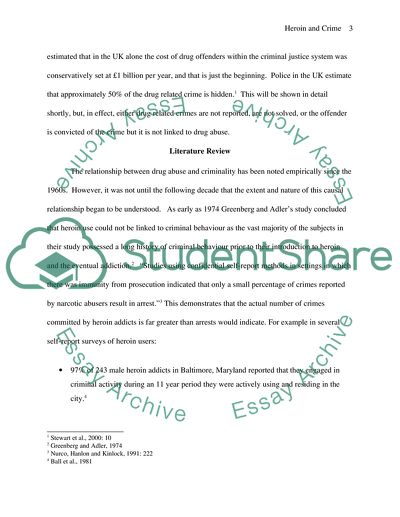 IT IS THE DRUGS THAT MADE ME DO IT