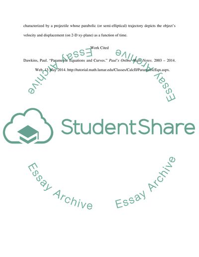 PreCalc PARAMETRIC PROJECT
