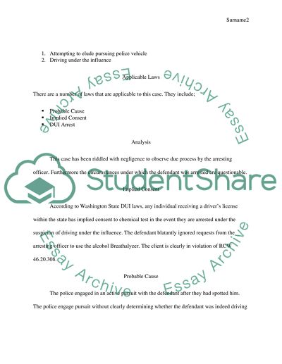 Court Observation Report