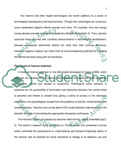 New technolongy such as internet, impacts the mental health of its users nagatiely