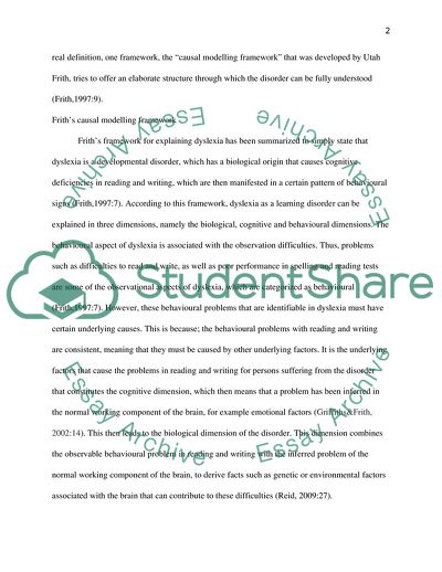 How Different Definitions and Contrasting Theories Trying to Explain the Causes of Dyslexia