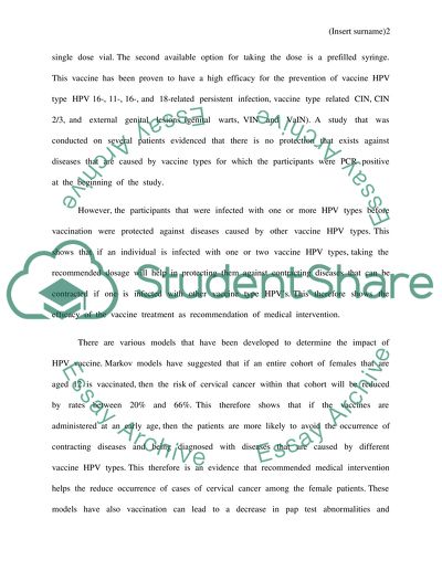 Strengths and Weaknesses of the Quadrivalent Human Papillomavirus Vaccine