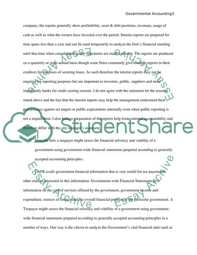 Governmental Accounting