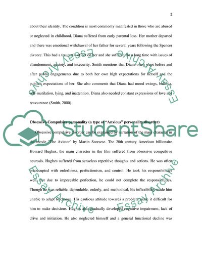 Psychopathology Personality Disorders