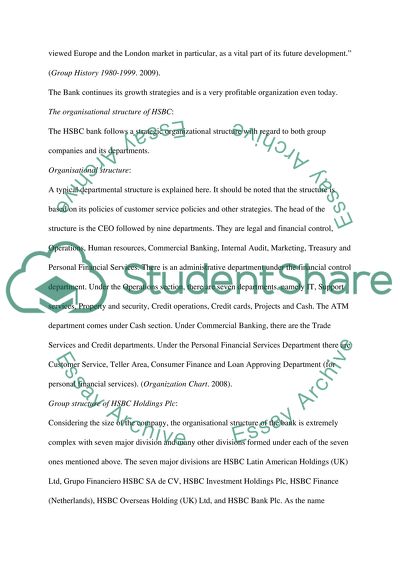 Development of Hong Kong and Shanghai Banking Corporation