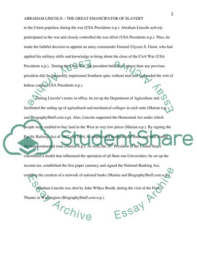 Abraham Lincoln (Sixteenth president)