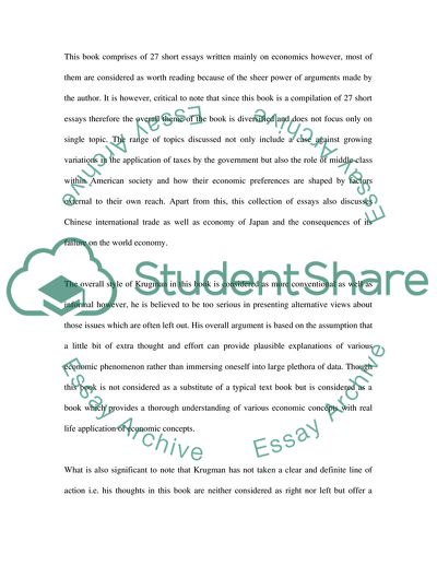 The Accidental Theorist and Peddling Prosperity by Paul Krugman