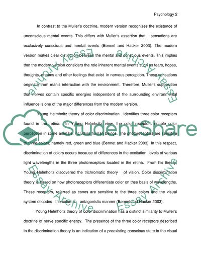 Mueller and Helmholtz on the Doctrine of Specific Nerve Energies