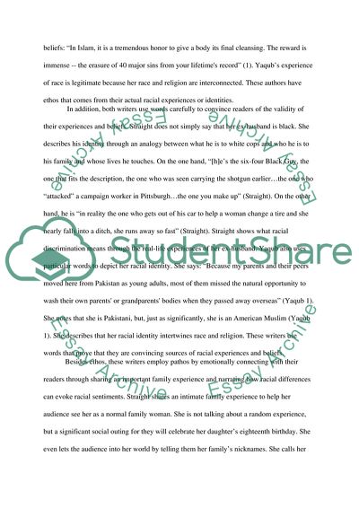 Race and Identity in Straights Travels with My Ex and Yaqubs The Washing