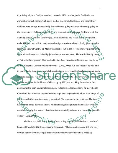 Fashion: John Galliano