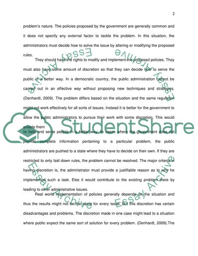 Public Administration