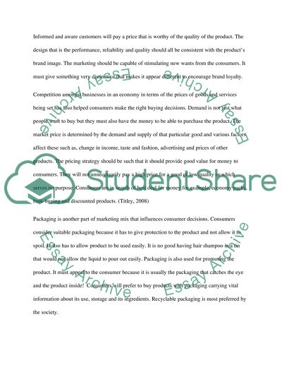 Marketing and Society Influencing Consumer Decisions