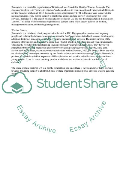 Social Welfare Services in Britain - Barnardos