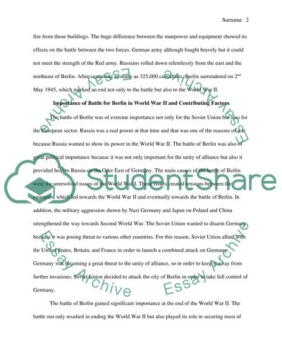 The Battle of Berlin