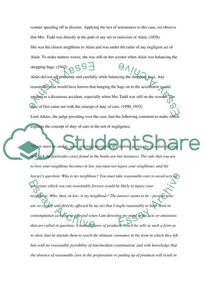 Analysis of Alains Kesponsible