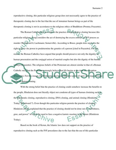 Cloning in General and Ethics of Cloning