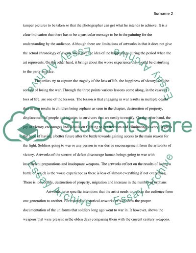 Theme Paper: ART and WAR