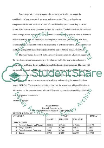 Reducing Storm Surge Impacts in the UK