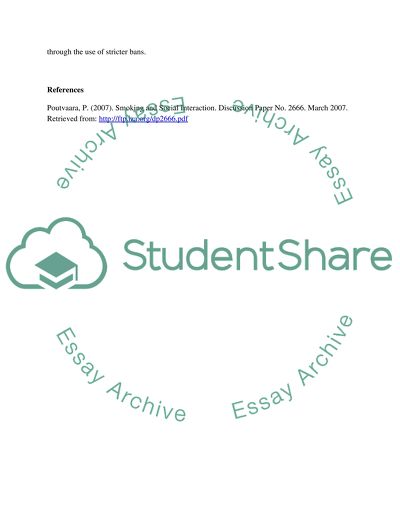 Behavior Of Smoking And The Social Implications That Contributed To Encouraging This Behavior