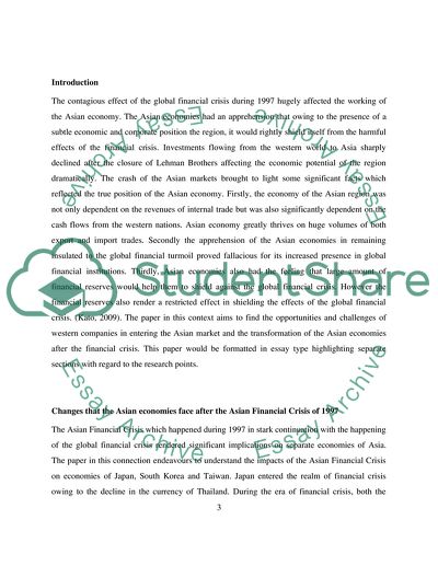 Analysis of Business in Asia