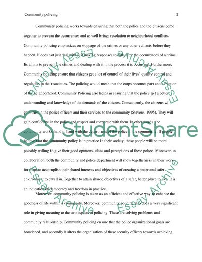 Candidate for the position of Chief of the Virtual Police Department