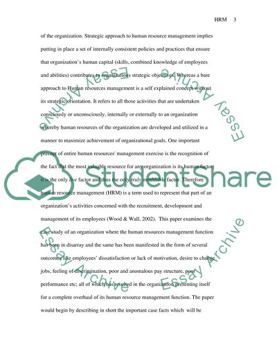 Human Resource Management Function and Strategy in Loxley Swimming Pool and Loxley Tennis Club