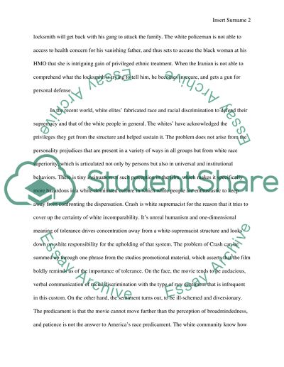 Racial Tensions in Crash 2004 Film