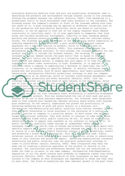 Discussion Questions