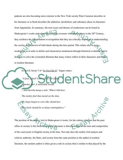 Lost in a Modern World