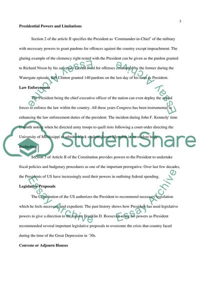 Transfer of presidential power image