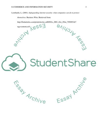 Organization has done to safeguard its information