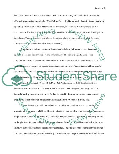 Role of Heredity and Environment in shaping Human Personality