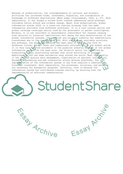 Globalisation in Information Systems