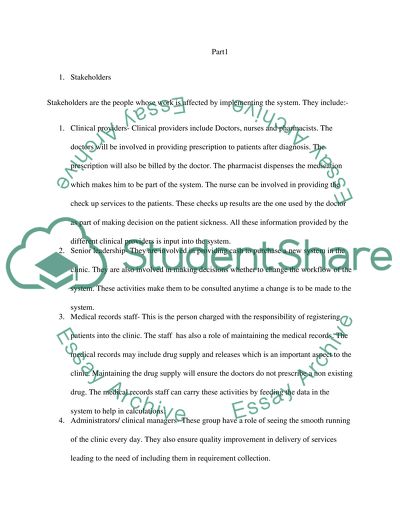 Clinical System Design Requirement