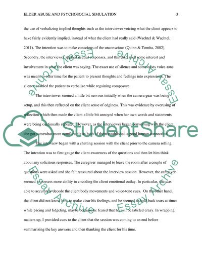 Elder Abuse Free Essay Example