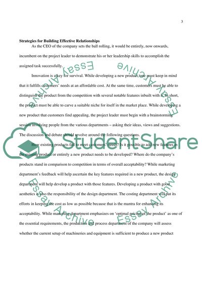 Strategies for Building Effective Relationships