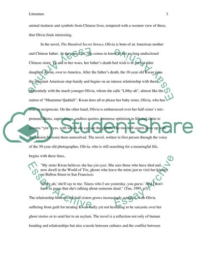 The Hundred Secret Senses by Amy Tan