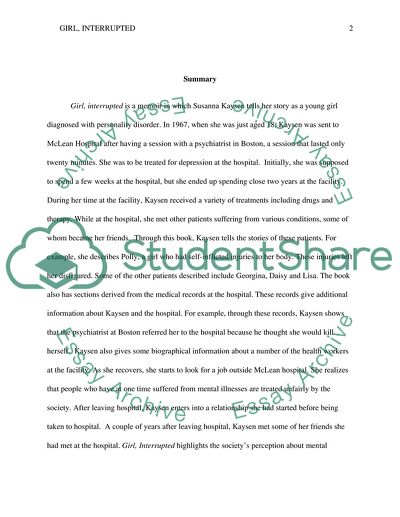 Girl, Interrupted by Susanna Kaysen