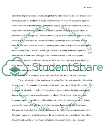 The Problem of Bisexuality in the Modern World